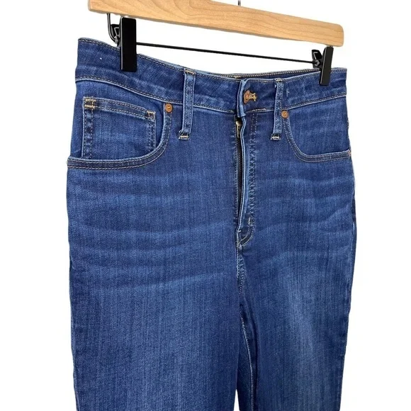 Madewell Curvy High Rise Skinny Jeans Sussex Wash Size 27 Skinny Leg Style MB354 - Picture 4 of 11
